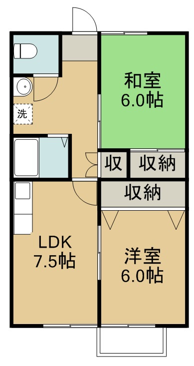 ハイツオザワ 間取り図