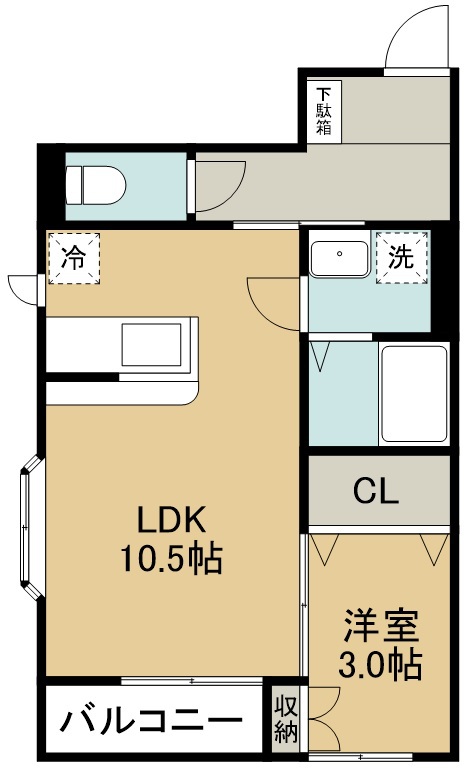 ボナール宮城野 間取り図