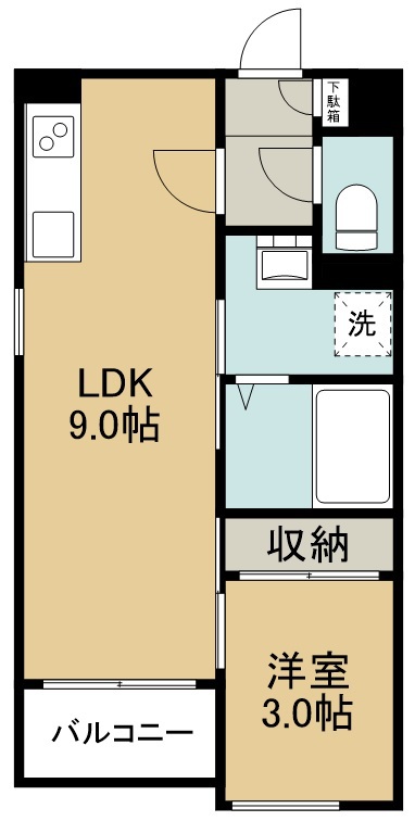 Ｒｅｇａｌｅｓｔ　Ｓｏｆｉａ　Ⅰ 301号室 間取り