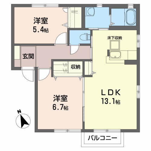 ファミールコート・パル 間取り図