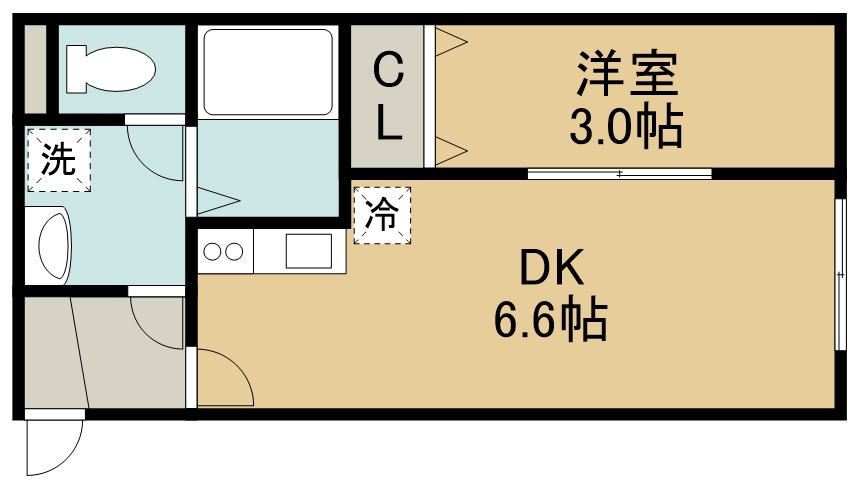 カーサミーア仙台Ⅰ 103号室 間取り