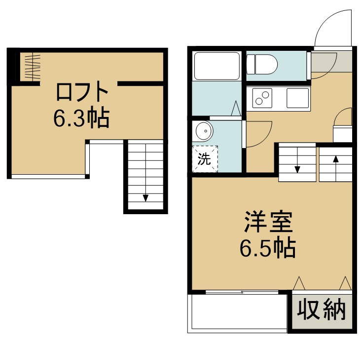 若林ベース 間取り図