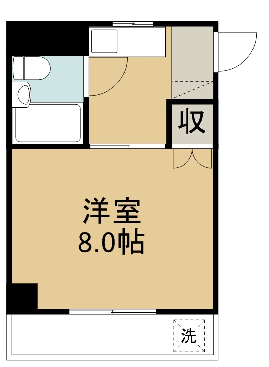 サンライズ苦竹 間取り図