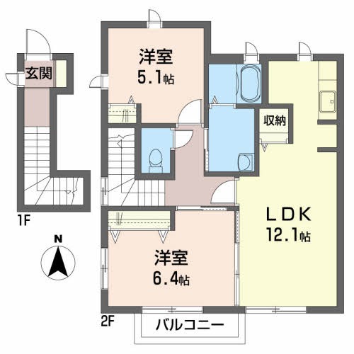 エヌズアーバン 間取り図