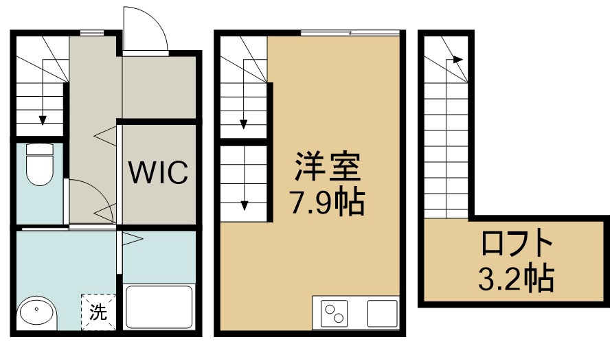 ノヴァ原町Ｂ 間取り図