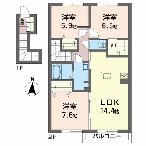 ＲＭ３　Ｅ 間取り図