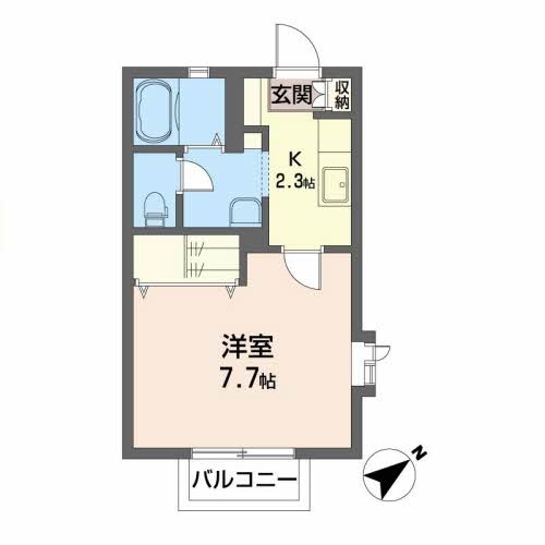 フォルムＡ 201号室 間取り