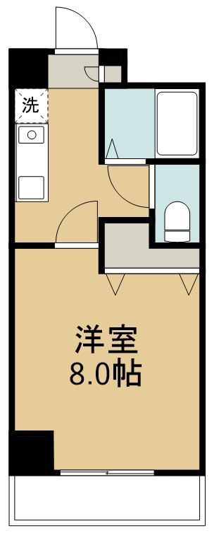 フレグランス宮千代 107号室 間取り