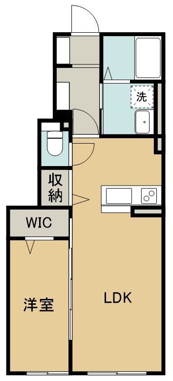 Ｂｉｇｐｌａｃｅ鉄砲町 101号室 間取り