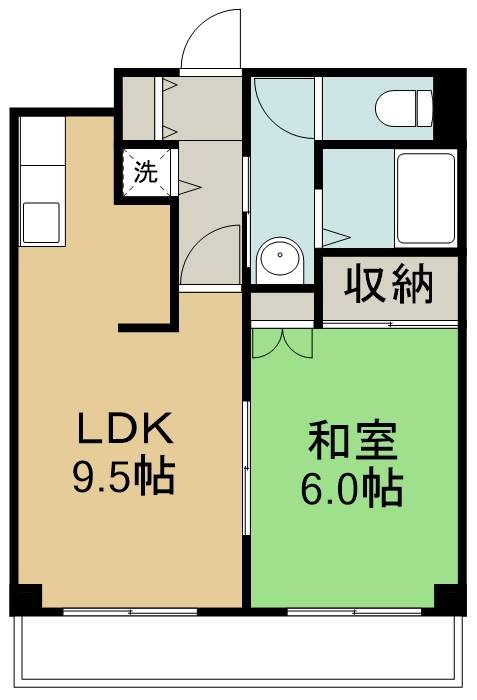 第二斎藤マンション 202号室 間取り