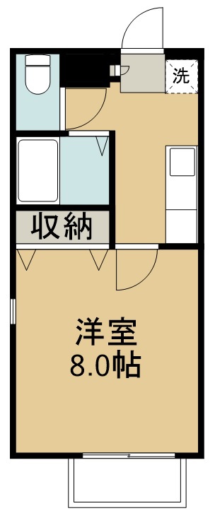 サンヴァーリオ宮千代 301号室 間取り