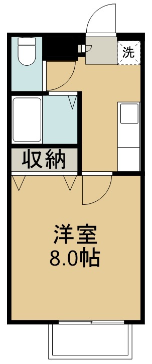 サンヴァーリオ宮千代 102号室 間取り