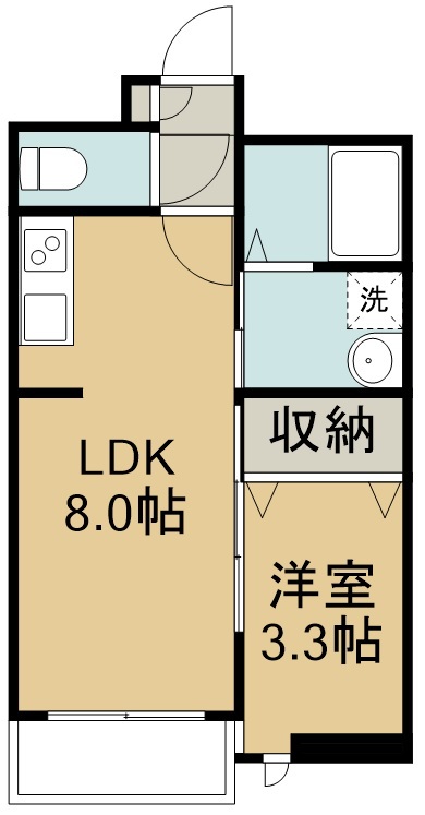 メゾン・ド・エスポワール宮千代 間取り図