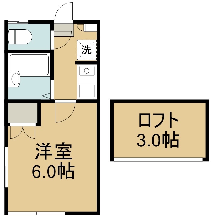 ユーゴーハイム 間取り図