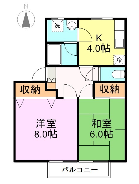 プラセール愛子 間取り図