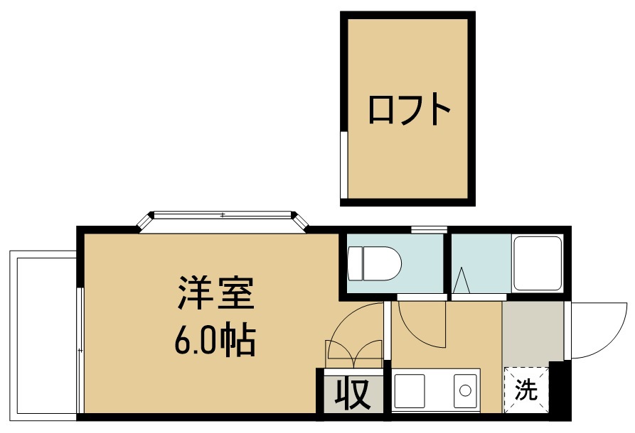 アップルハウス若葉町 間取り図