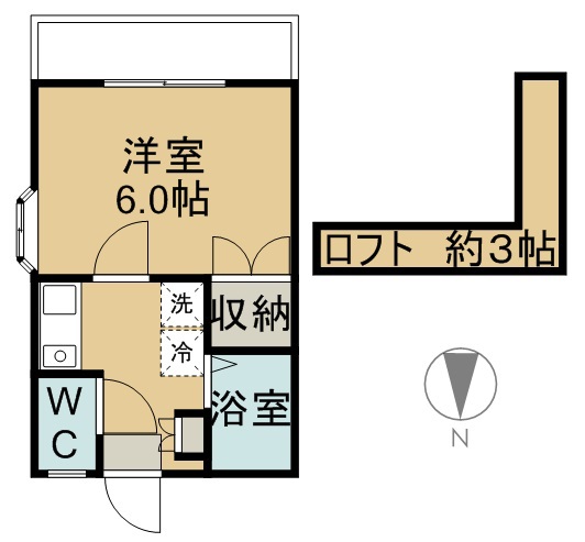 パレス緑ヶ丘 間取り図