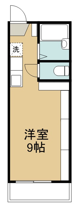 メゾンドショコラ　アメール 105号室 間取り