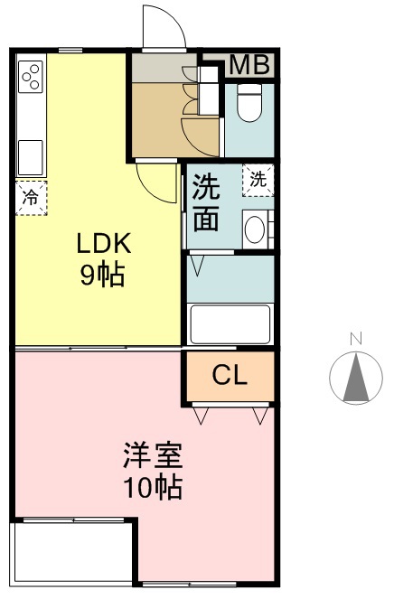 ＩＤＥＡ宮町 202号室 間取り