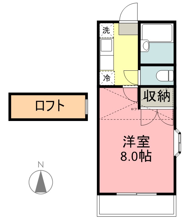 メゾン杜 間取り図