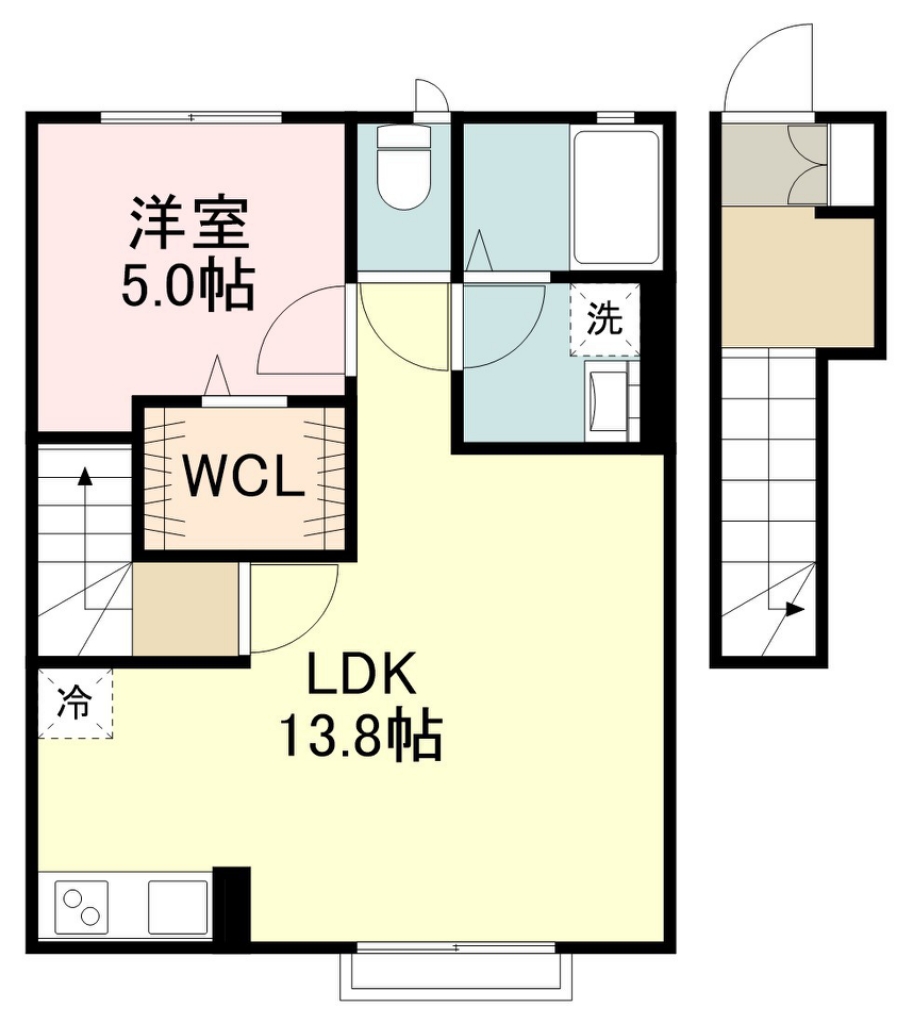 スカイ上杉 間取り図