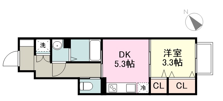 Ｃａｓａ　ＬｕｃｅⅠ 間取り図