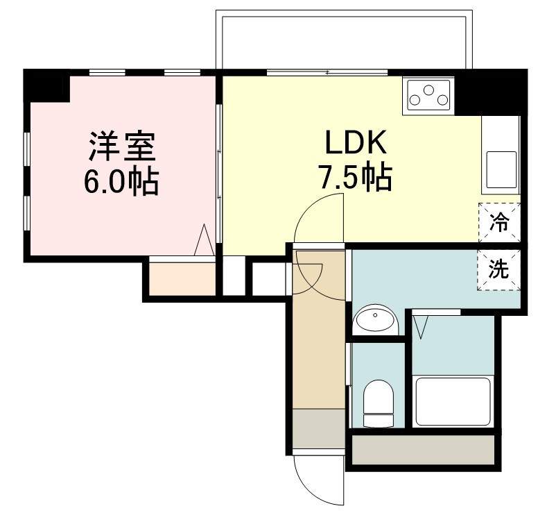 ディオヒルズ二日町 間取り図