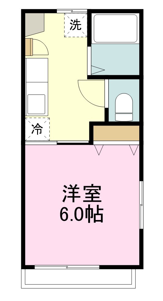 アーバンハイツ山手町 間取り図