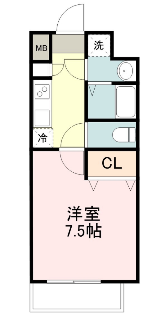 シェルグランデ土樋 間取り図