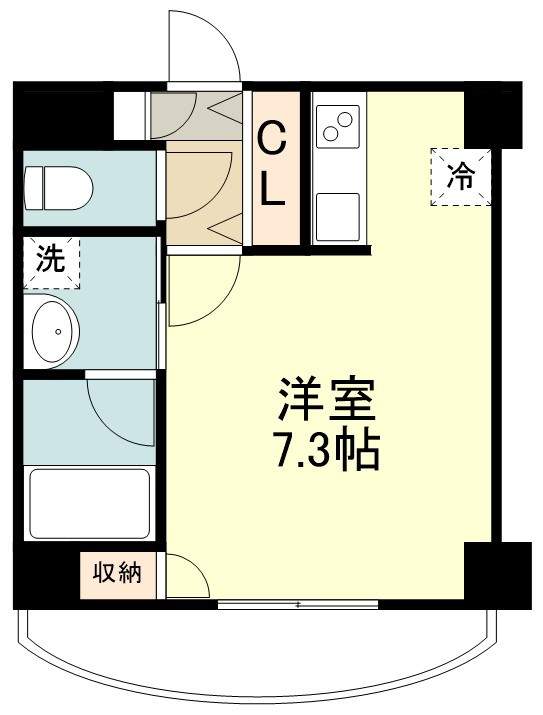 ラピス雨宮 507号室 間取り