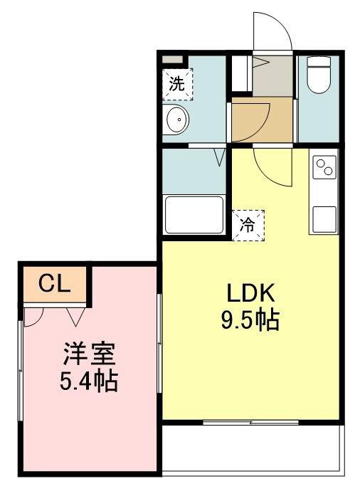 グリーンハピー柏木 間取り図