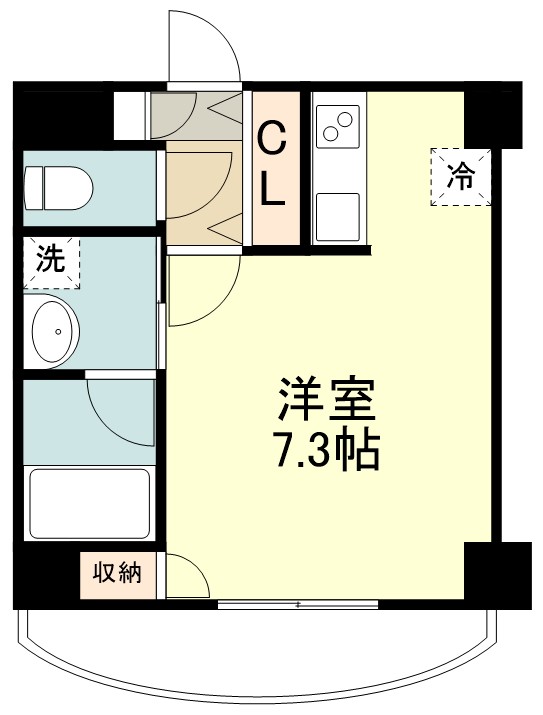 ラピス雨宮 207号室 間取り