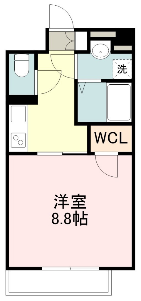 プライムアーバン八乙女中央 間取り図