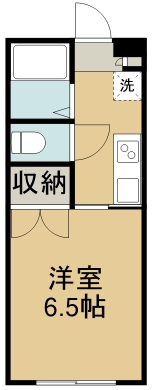 バークレーハイツ 102号室 間取り