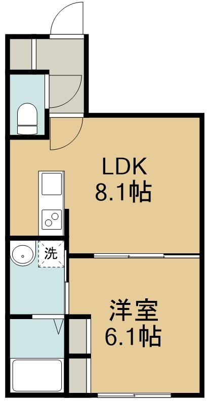 グレイスリーコート仙台 間取り図