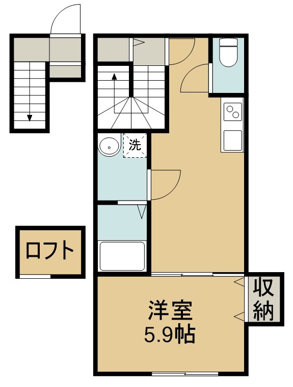 グレイスリーコート仙台 間取り図