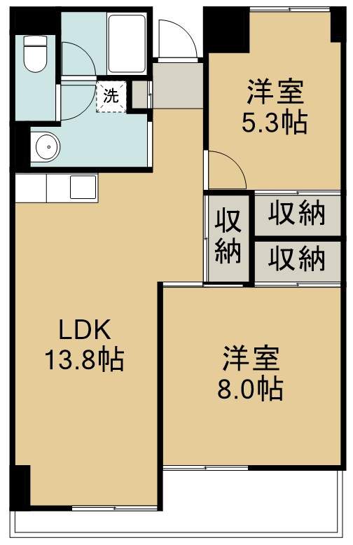 サンシャイン菊平ビル 間取り図