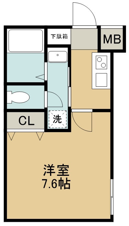 クレシエンテ大和町 502号室 間取り