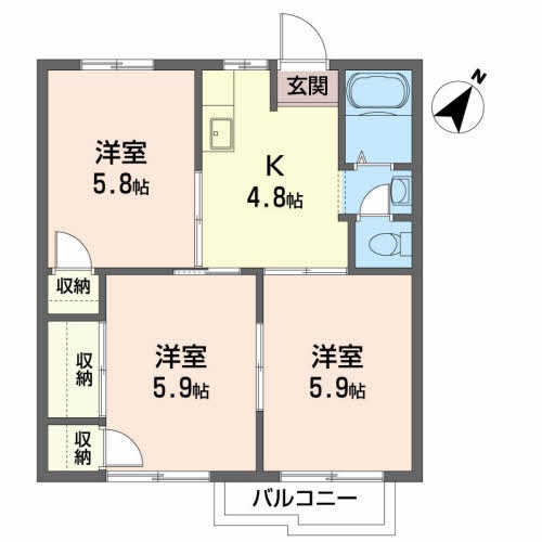 フレーズハウス 間取り図