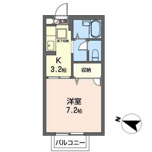 イーストパレスＡ 105号室 間取り