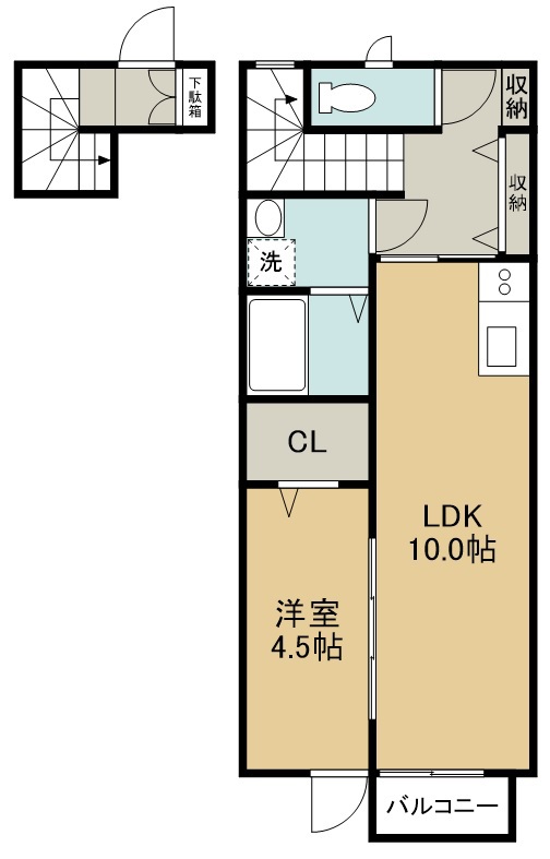 イーストレミオ 間取り図