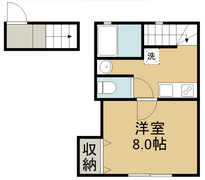 アスコット二軒茶屋 間取り図