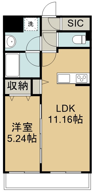 ＭＴＩマンション仙台卸町 間取り図