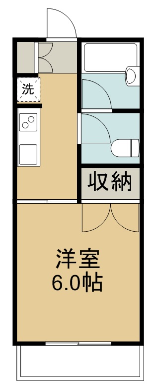 サンパレスシカマ 間取り図