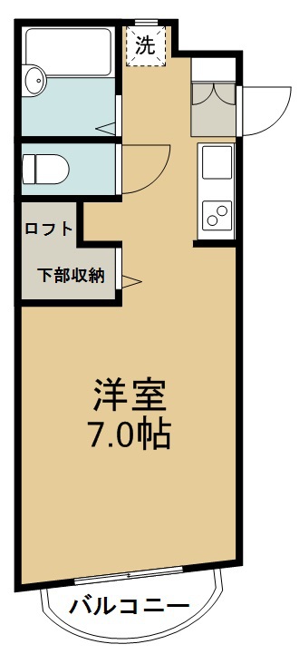 サンメロディ 1201号室 間取り