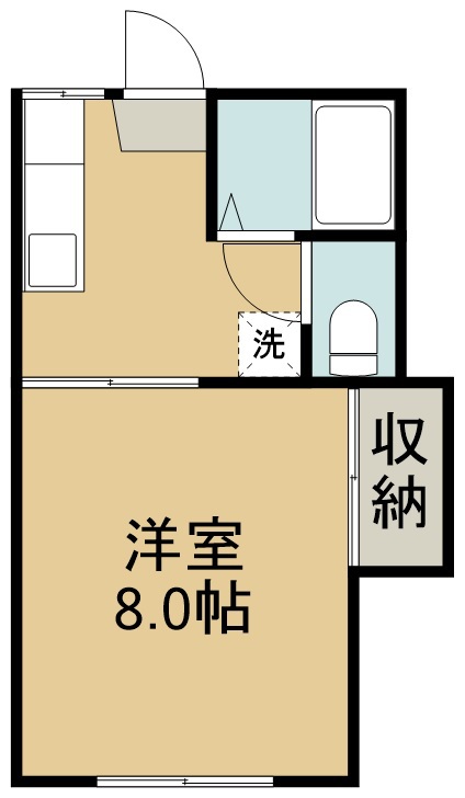 陽光ハイツＢ棟 102号室 間取り