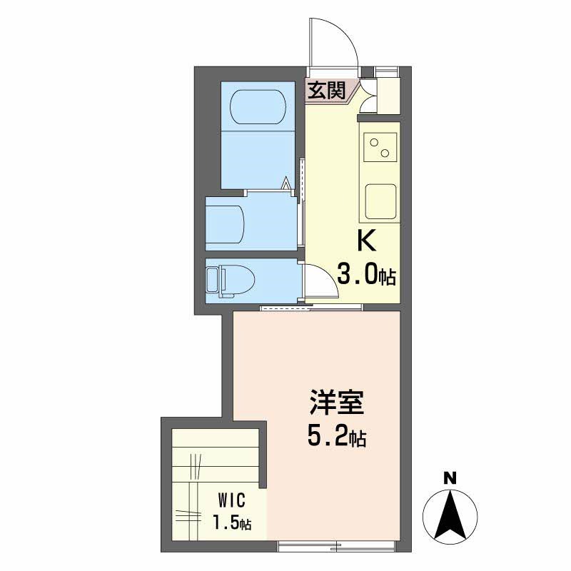 ライラックＡ 間取り図