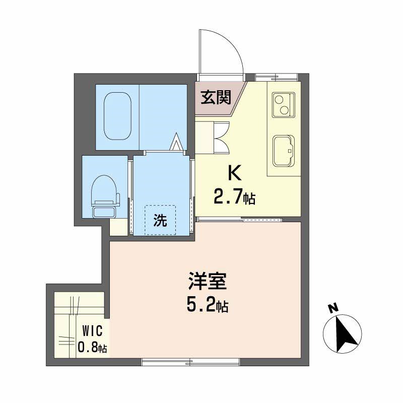 メゾンアカシヤ 間取り図