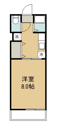 ハイムぱれっと 201号室 間取り