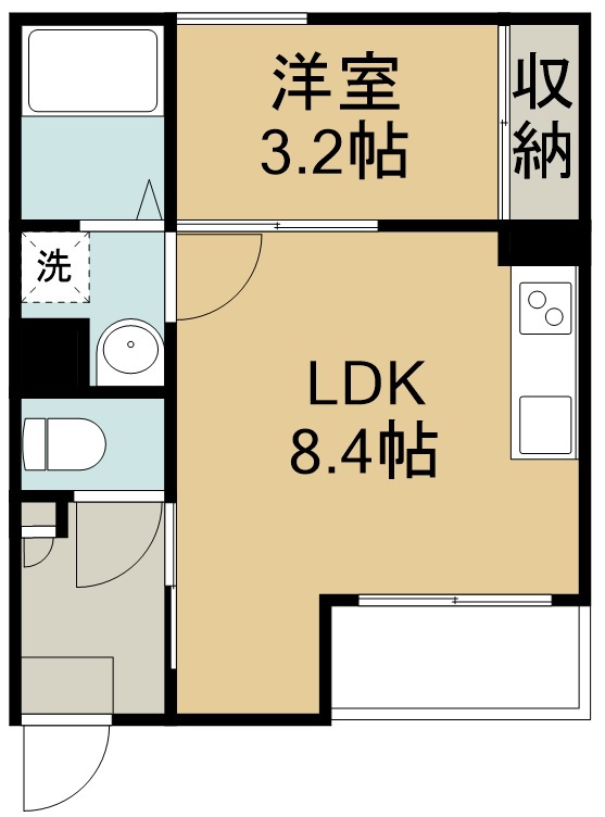 ＲＥＧＡＬＥＳＴボヌール宮城野原 202号室 間取り